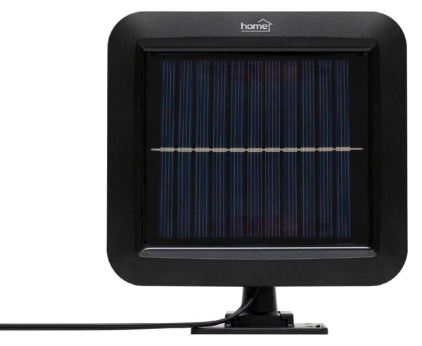 HOME FLP250SOLAR napelemes LED reflektor, 250 lm, PIR mozgásérzékelő, 120° 5m, 56 db hidegfehér SMD LED, energiatakarékos, műanyag, IP44
