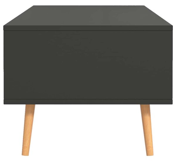 Szürke szerelt fa dohányzóasztal 100 x 49,5 x 43 cm