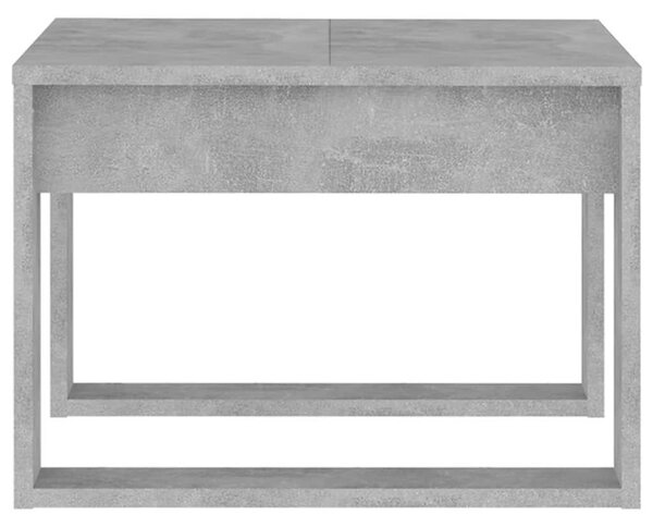 Betonszürke szerelt fa kisasztal 50 x 50 x 35 cm