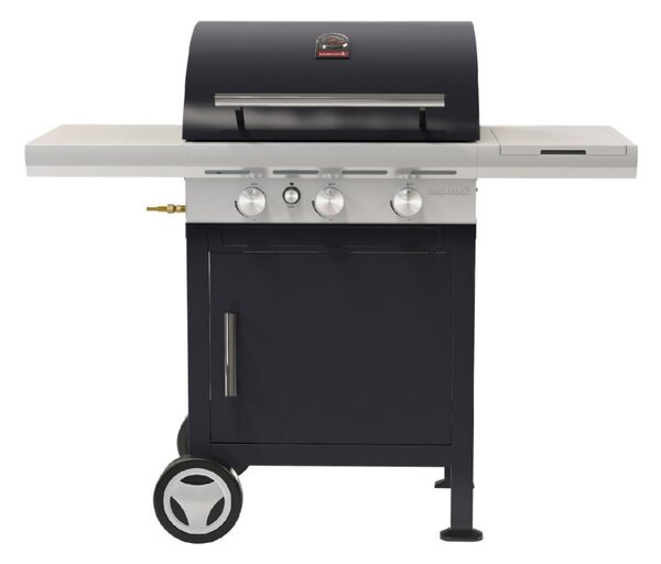Barbecook BC-GAS-2002 Spring 3112 gázgrill, 3db főégő, lakozott acél, tárolóval, 133x57x115cm