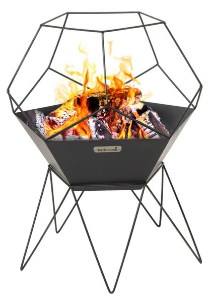 Barbecook BC-WOO-6013 Jura tűzrakó kosár, festett acéllemez, 60x60x75cm