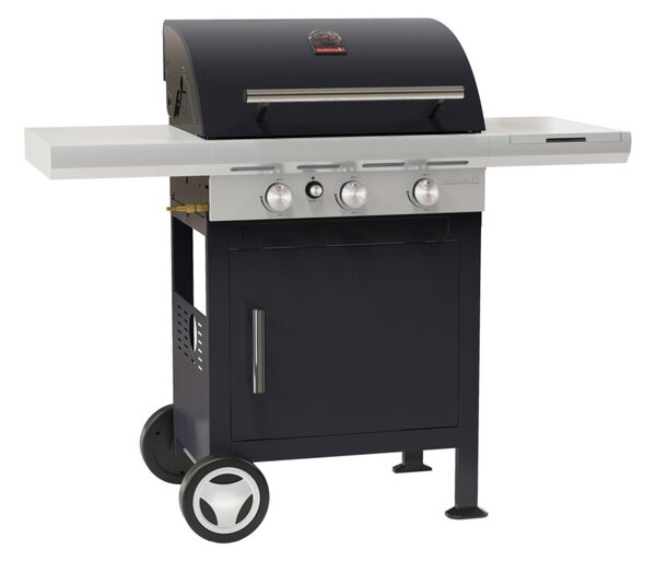 Barbecook BC-GAS-2002 Spring 3112 gázgrill, 3db főégő, lakozott acél, tárolóval, 133x57x115cm