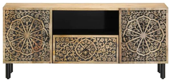 VidaXL Mangófa TV-szekrény - Retro - 105x33x46 cm