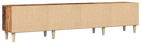 Antik fa színű szerelt fa TV-szekrény 180 x 31,5 x 40 cm
