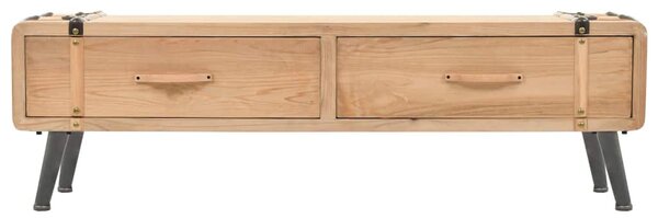 Tömör fenyő TV-szekrény 120 x 33 x 35 cm