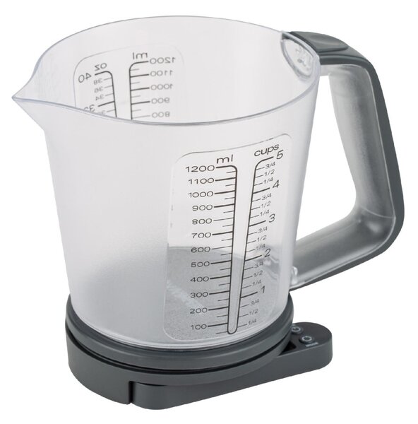 NAVA 10-274-001 Imperial digitális konyhai mérleg és mérőkancsó, 1,5l, 5kg