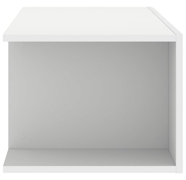 Fehér TV-szekrény LED-lámpákkal 90 x 39 x 30 cm