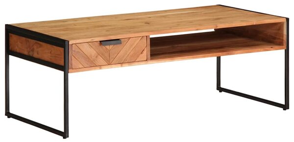 Tömör akácfa dohányzóasztal 110 x 55 x 40 cm