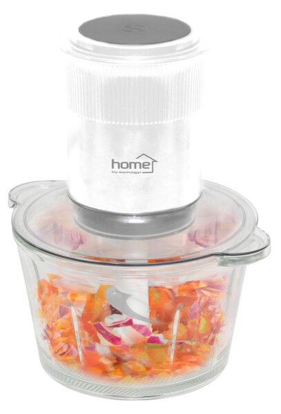 HOME HG AP 18 aprító, teljesítmény 400 W, 1,8 literes üvegtál, 4-élű rozsdamentes kés, STOP funkció