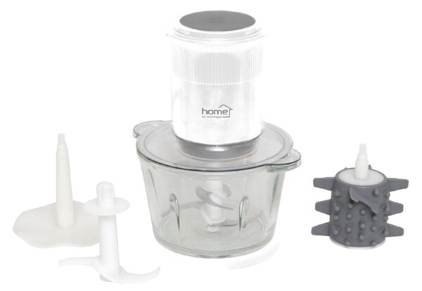 HOME HG AP 18 aprító, teljesítmény 400 W, 1,8 literes üvegtál, 4-élű rozsdamentes kés, STOP funkció
