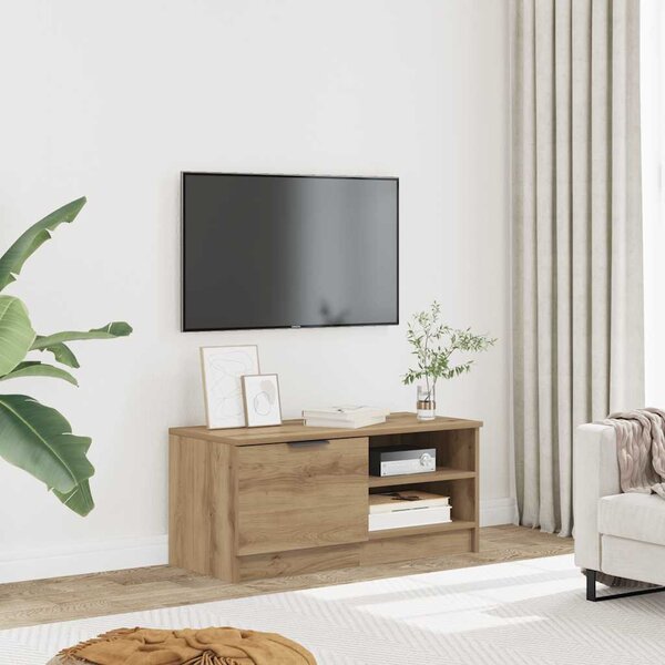TV szekrény Artisan tölgy 80x35x36,5 cm Műanyag fa