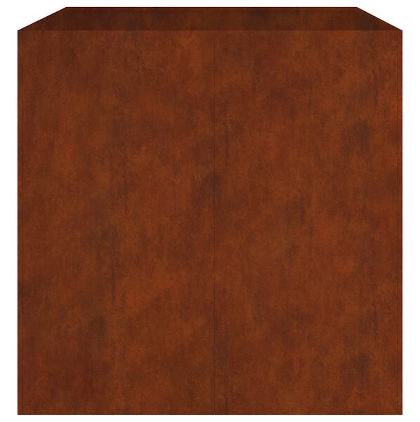 Corten acél növénytartó 80x80x80 cm