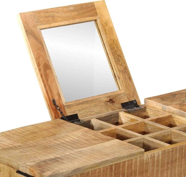 VidaXL Mangófa Fésülködőasztal - 105x35x75 cm