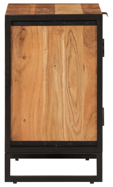VidaXL tömör akácfa fürdőszobaszekrény 55 x 35 x 60 cm