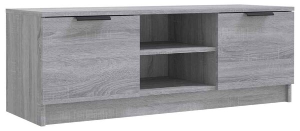 Szürke sonoma színű szerelt fa TV-szekrény 102 x 35 x 36,5 cm