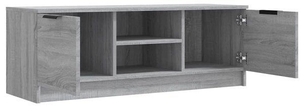 Szürke sonoma színű szerelt fa TV-szekrény 102 x 35 x 36,5 cm