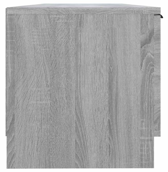 Szürke sonoma színű szerelt fa TV-szekrény 102 x 35 x 36,5 cm