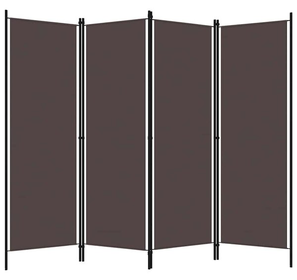 Barna 4 paneles paraván 200 x 180 cm