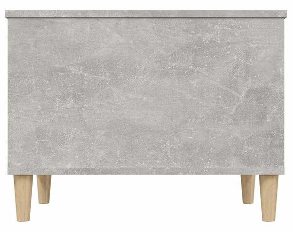 Betonszürke szerelt fa dohányzóasztal 60 x 44,5 x 45 cm