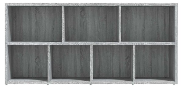 Szürke sonoma színű könyvszekrény 50 x 25 x 106 cm