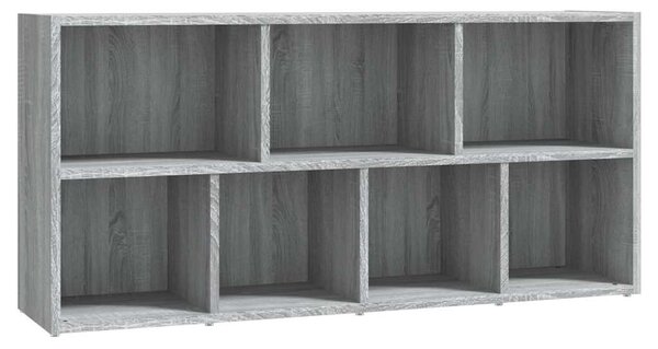 Szürke sonoma színű könyvszekrény 50 x 25 x 106 cm