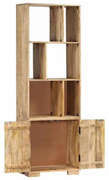 Tömör mangófa könyvespolc 60 x 35 x 180 cm