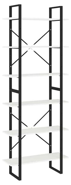 Fehér tömör fenyőfa magasszekrény 80 x 30 x 210 cm