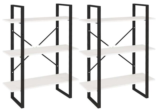 Fehér tömör fenyőfa magasszekrény 80 x 30 x 210 cm