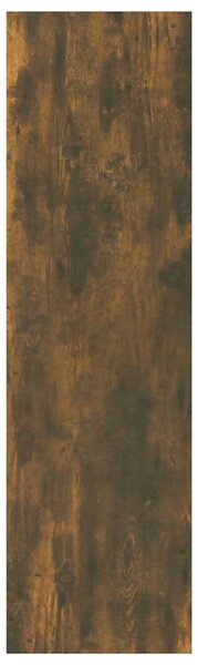 Füstös tölgy színű fa könyvszekrény/térelválasztó 40x30x103 cm