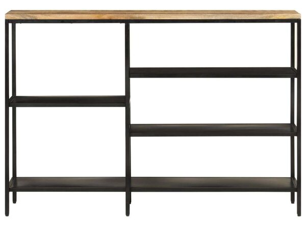 VidaXL Mangófa Tálalóasztal - Ipari Stílus - 110x30x75 cm