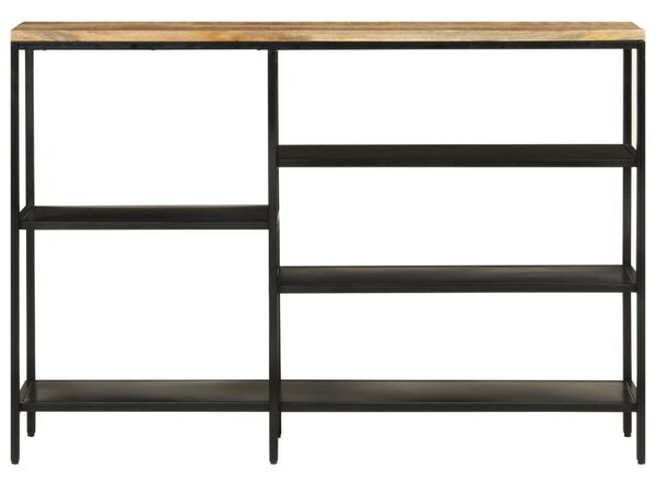 VidaXL Mangófa Tálalóasztal - Ipari Stílus - 110x30x75 cm