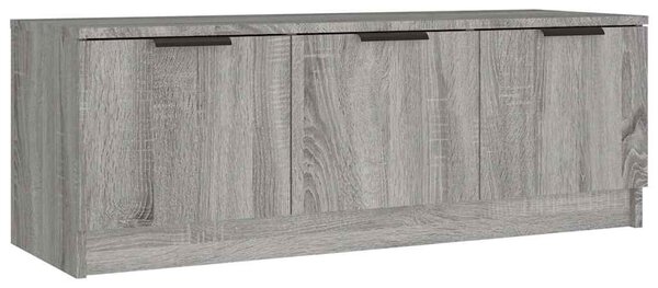 Szürke sonoma színű szerelt fa TV-szekrény 102 x 35 x 36,5 cm