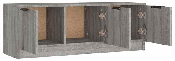 Szürke sonoma színű szerelt fa TV-szekrény 102 x 35 x 36,5 cm