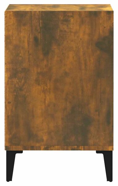 Füstös tölgy színű szerelt fa TV-szekrény 100x35x55 cm