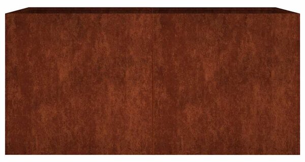 Corten acél növénytartó 80 x 40 x 40 cm