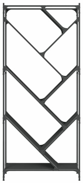 VidaXL Modern Könyvespolc - Fa és Fém - 79x30x180 cm