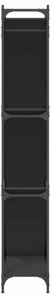 VidaXL Modern Könyvespolc - Fa és Fém - 79x30x180 cm