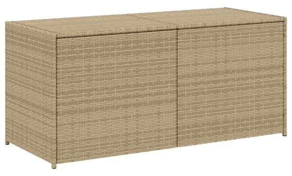 VidaXL vegyes bézs polyrattan kerti tárolóláda 283 L
