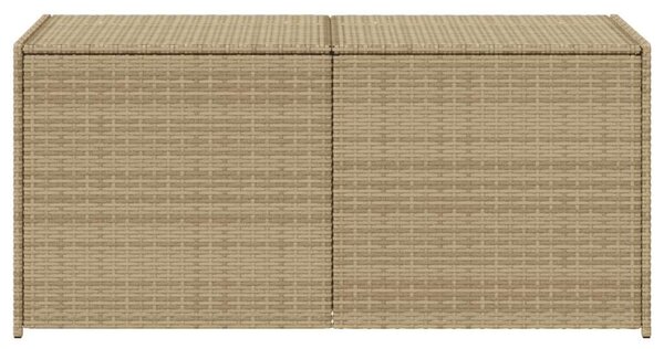 VidaXL vegyes bézs polyrattan kerti tárolóláda 283 L