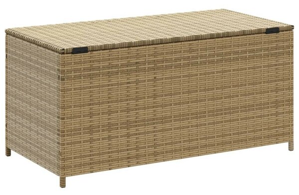 VidaXL vegyes bézs polyrattan kerti tárolóláda 190 L