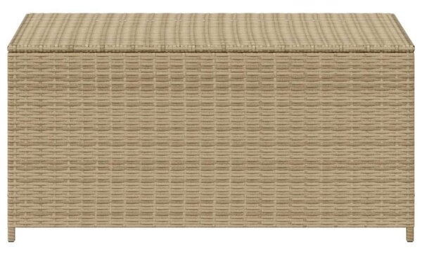VidaXL vegyes bézs polyrattan kerti tárolóláda 190 L