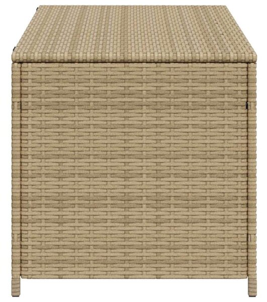 VidaXL vegyes bézs polyrattan kerti tárolóláda 190 L