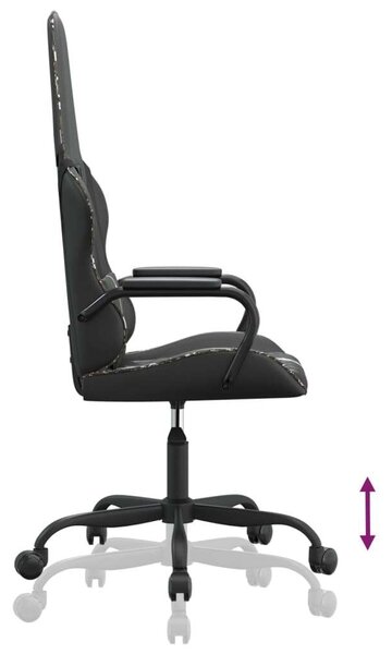 Gamer Szék - Műbőr - Fekete/Terepmintás