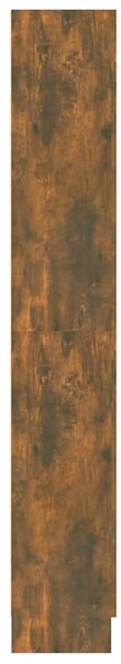 Füstös tölgy színű fa fürdőszobaszekrény 82,5x30,5x185,5 cm
