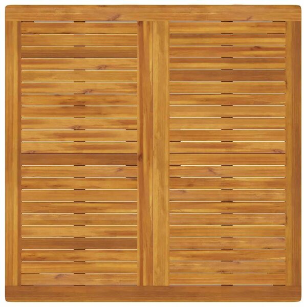 VidaXL tömör akácfa kerti étkezőasztal 110 x 110 x 75 cm