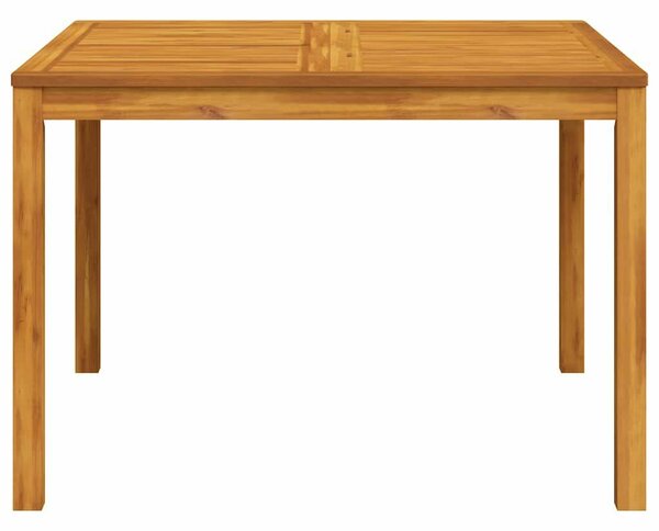 VidaXL tömör akácfa kerti étkezőasztal 110 x 110 x 75 cm