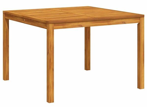 VidaXL tömör akácfa kerti étkezőasztal 110 x 110 x 75 cm