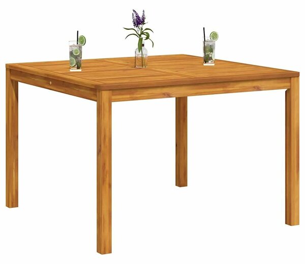 VidaXL tömör akácfa kerti étkezőasztal 110 x 110 x 75 cm