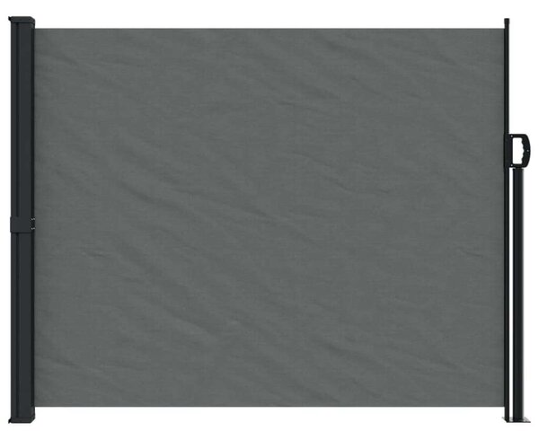 VidaXL antracitszürke behúzható oldalsó napellenző 160 x 600 cm