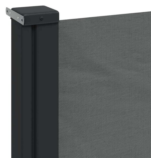 VidaXL antracitszürke behúzható oldalsó napellenző 160 x 600 cm